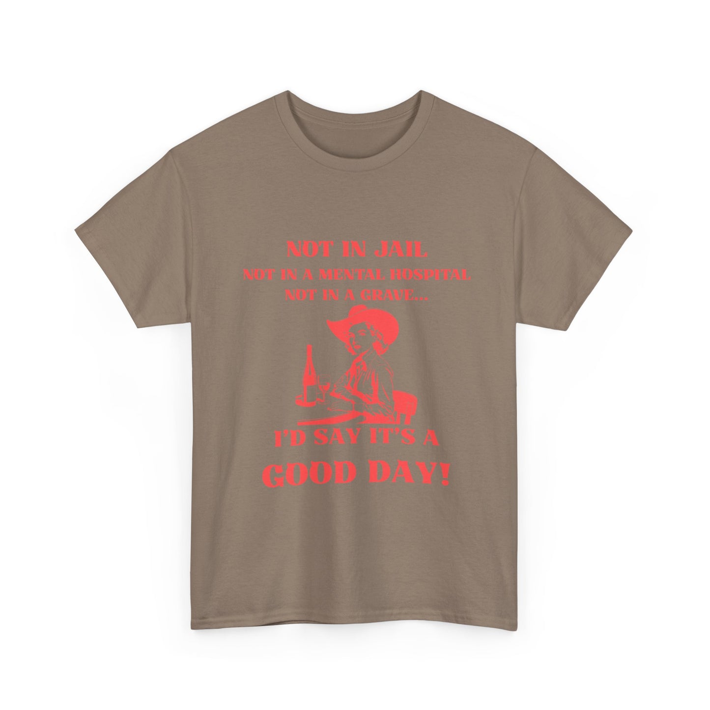 Not in jail - fun shirt for birthdays, christmas or any occasion.