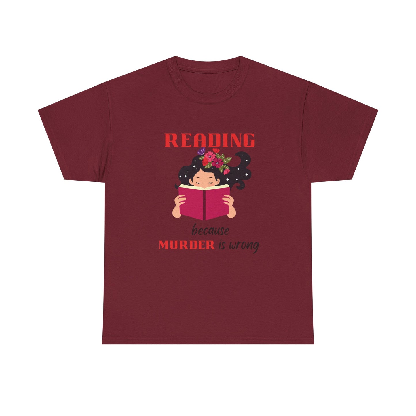 Reading Murder - fun shirt for birthdays, christmas or any occasion.