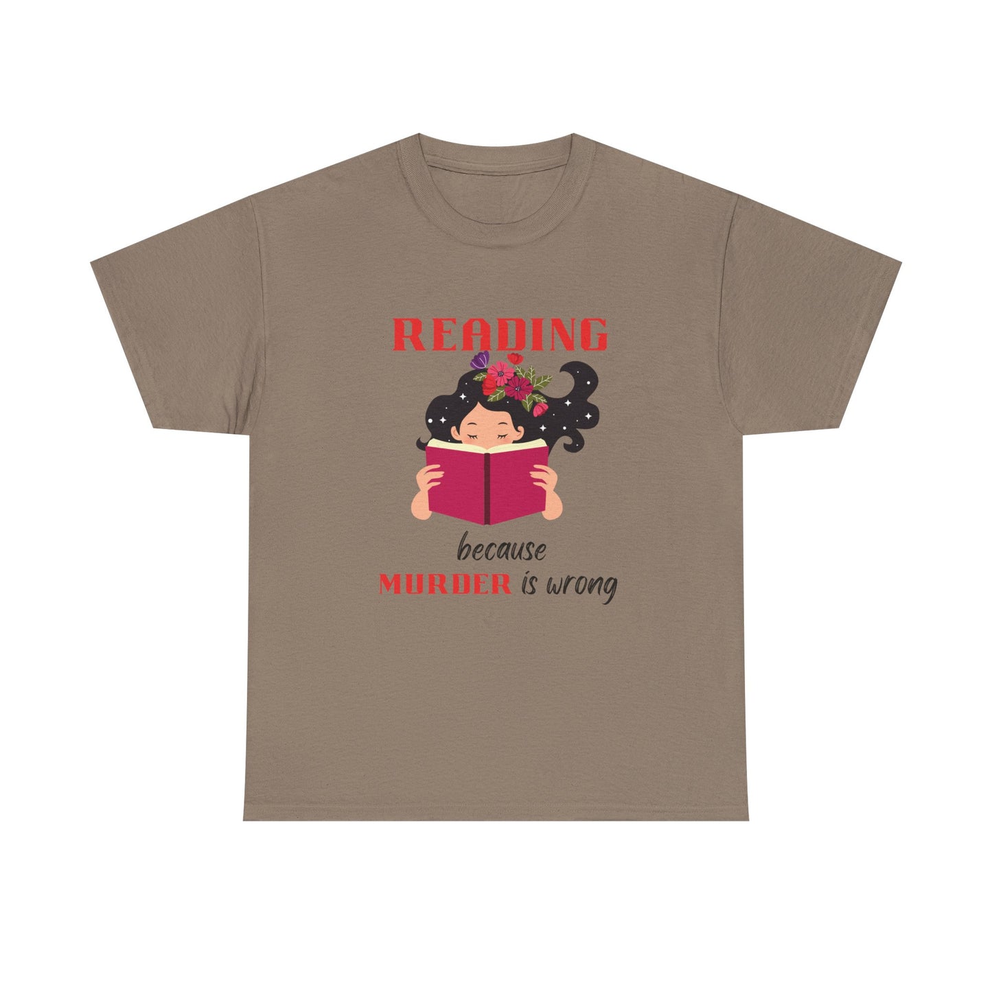 Reading Murder - fun shirt for birthdays, christmas or any occasion.