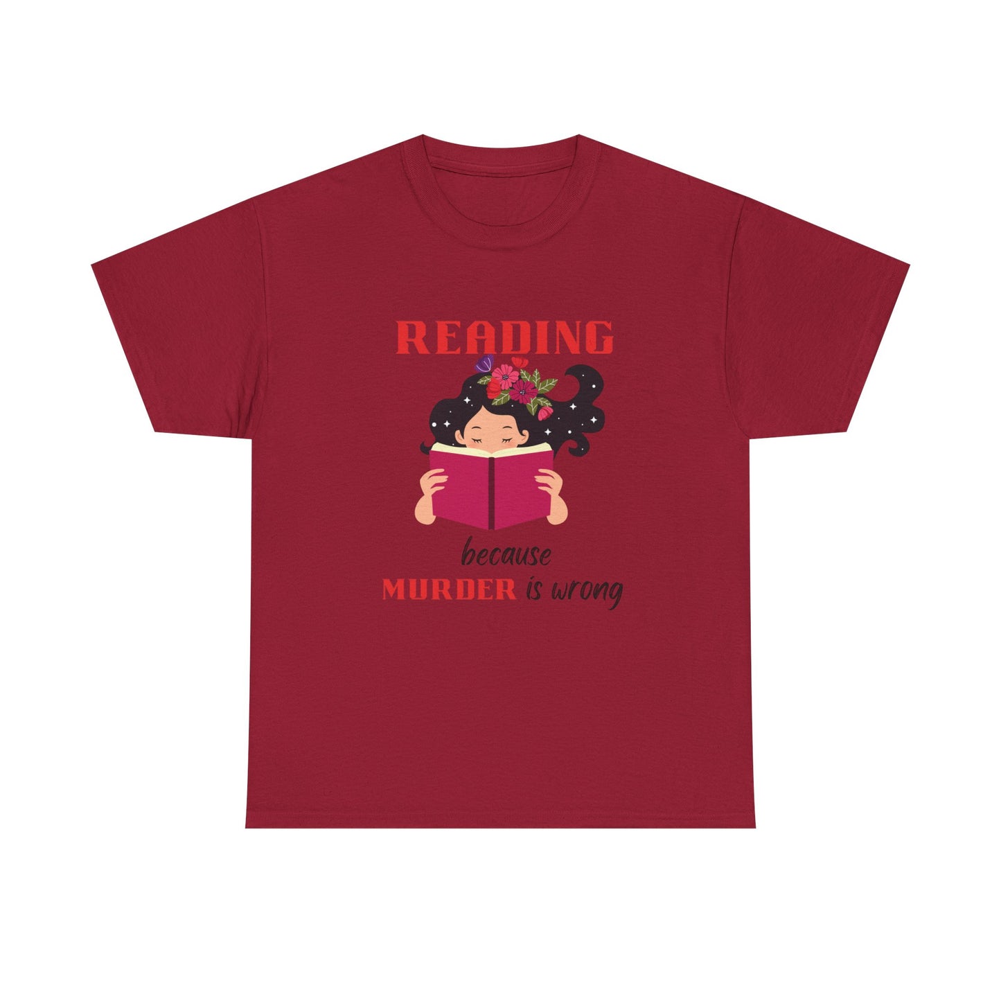 Reading Murder - fun shirt for birthdays, christmas or any occasion.