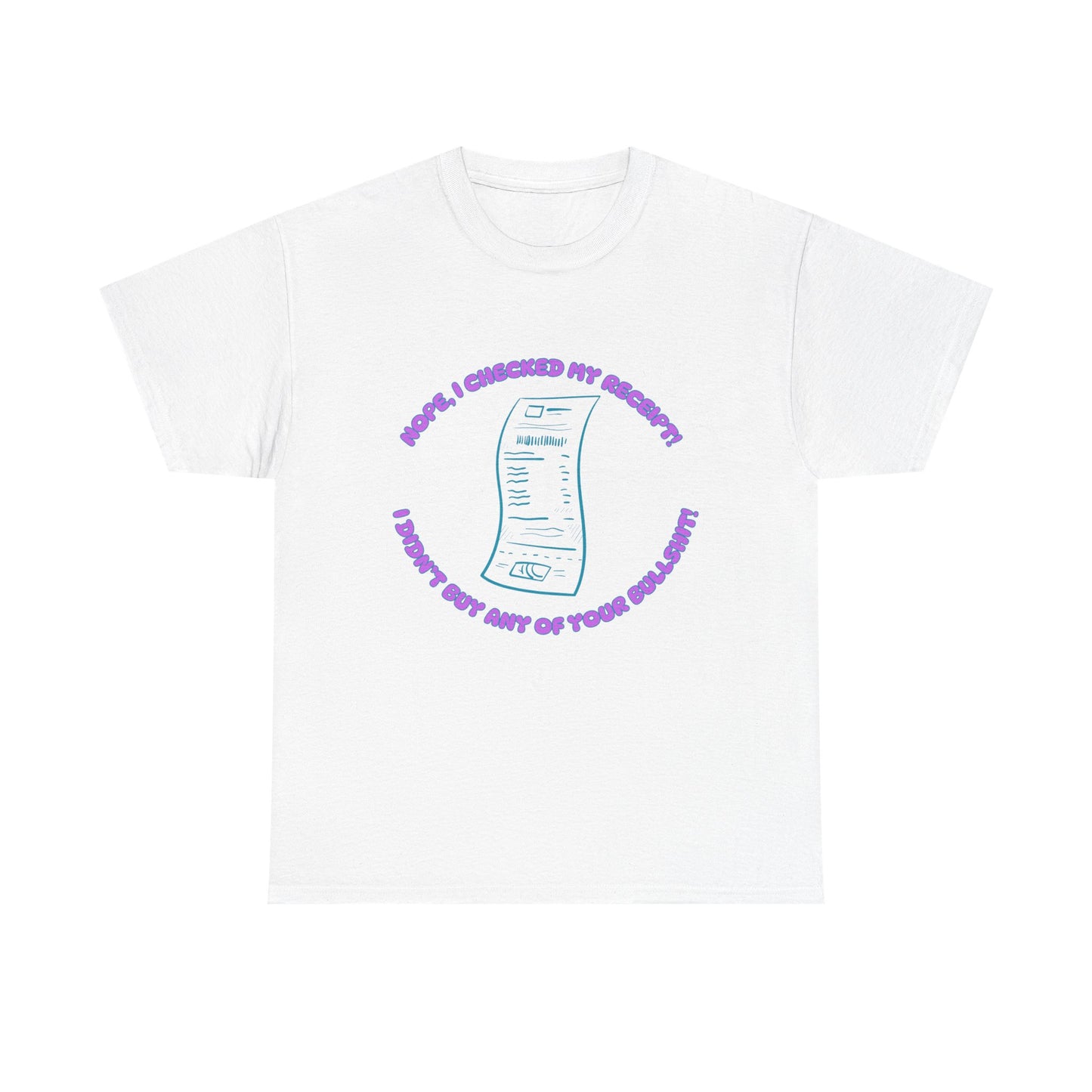 Receipt Pink - fun shirt for birthdays, christmas or any occasion.