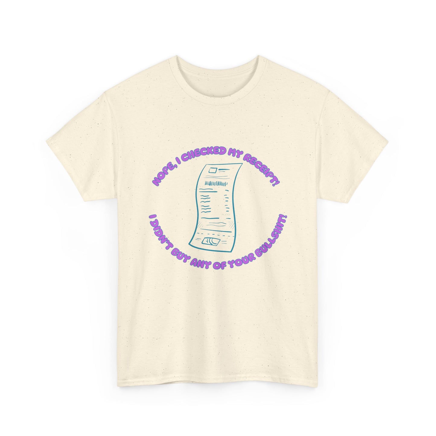 Receipt Pink - fun shirt for birthdays, christmas or any occasion.