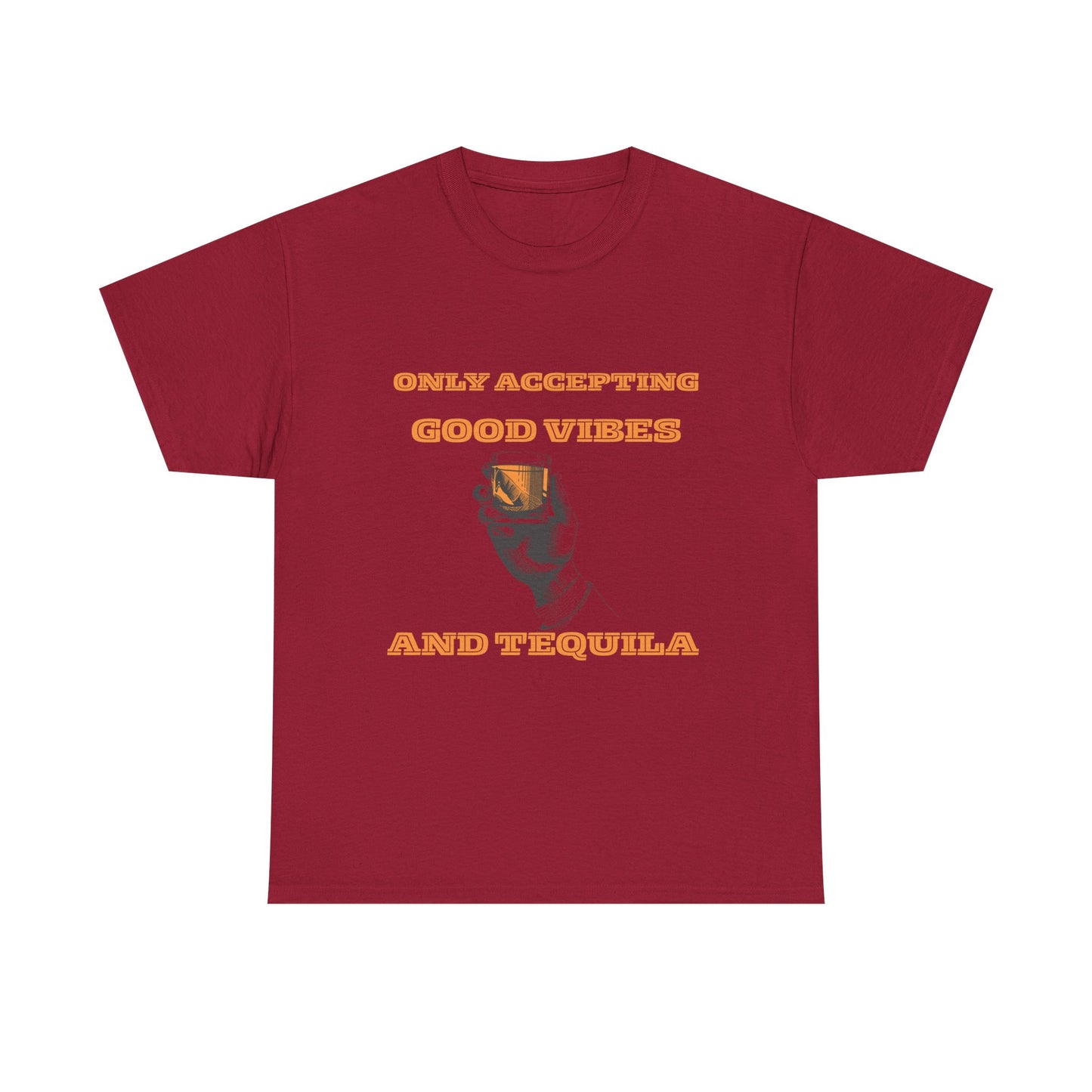 Good vibes and tequila - fun shirt for birthdays, christmas or any occasion.