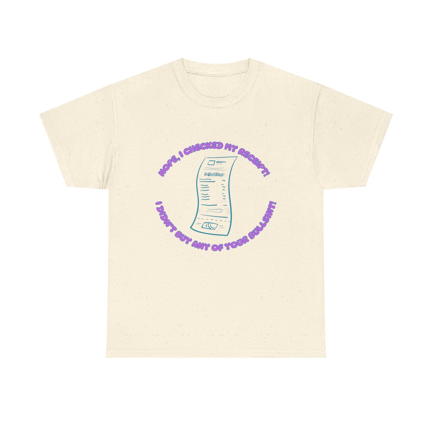 Receipt Pink - fun shirt for birthdays, christmas or any occasion.