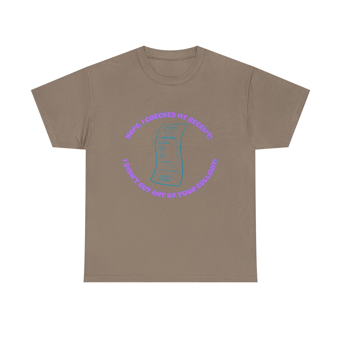 Receipt Pink - fun shirt for birthdays, christmas or any occasion.