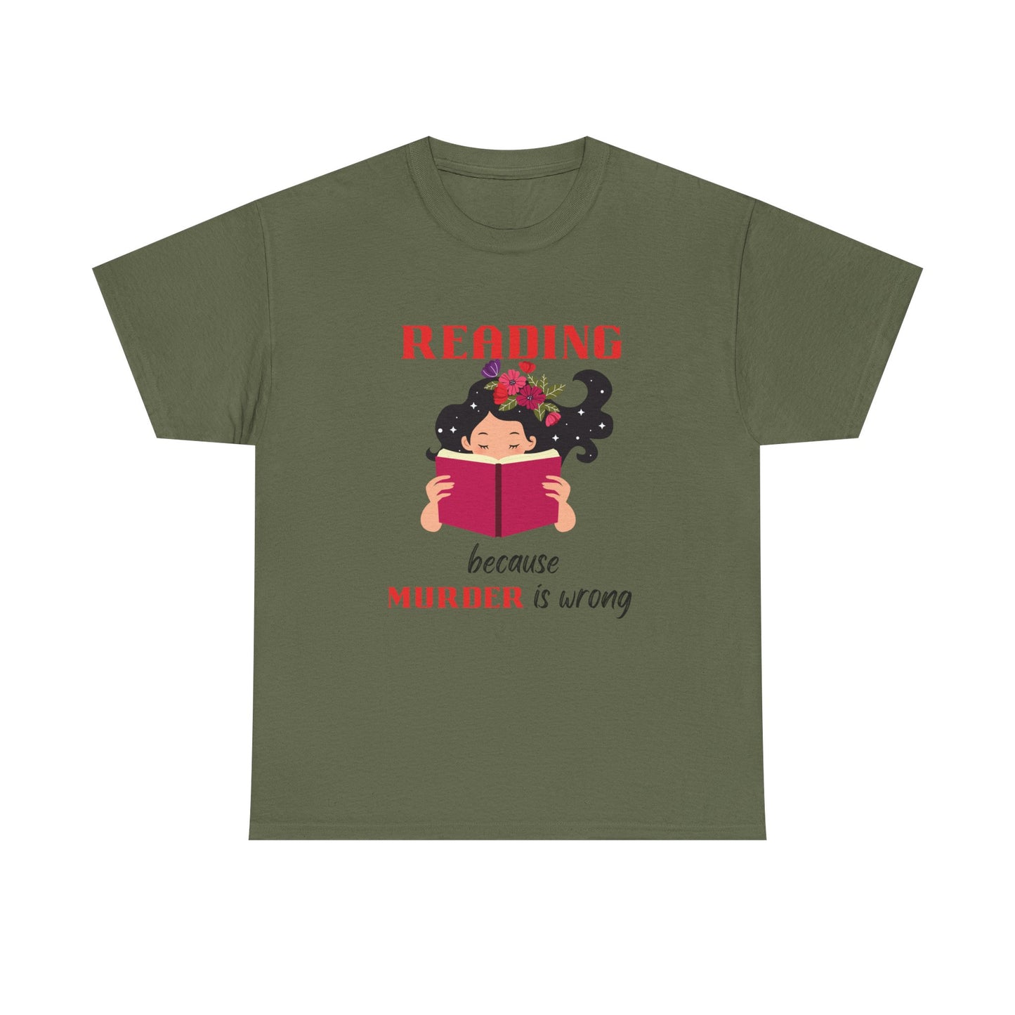 Reading Murder - fun shirt for birthdays, christmas or any occasion.