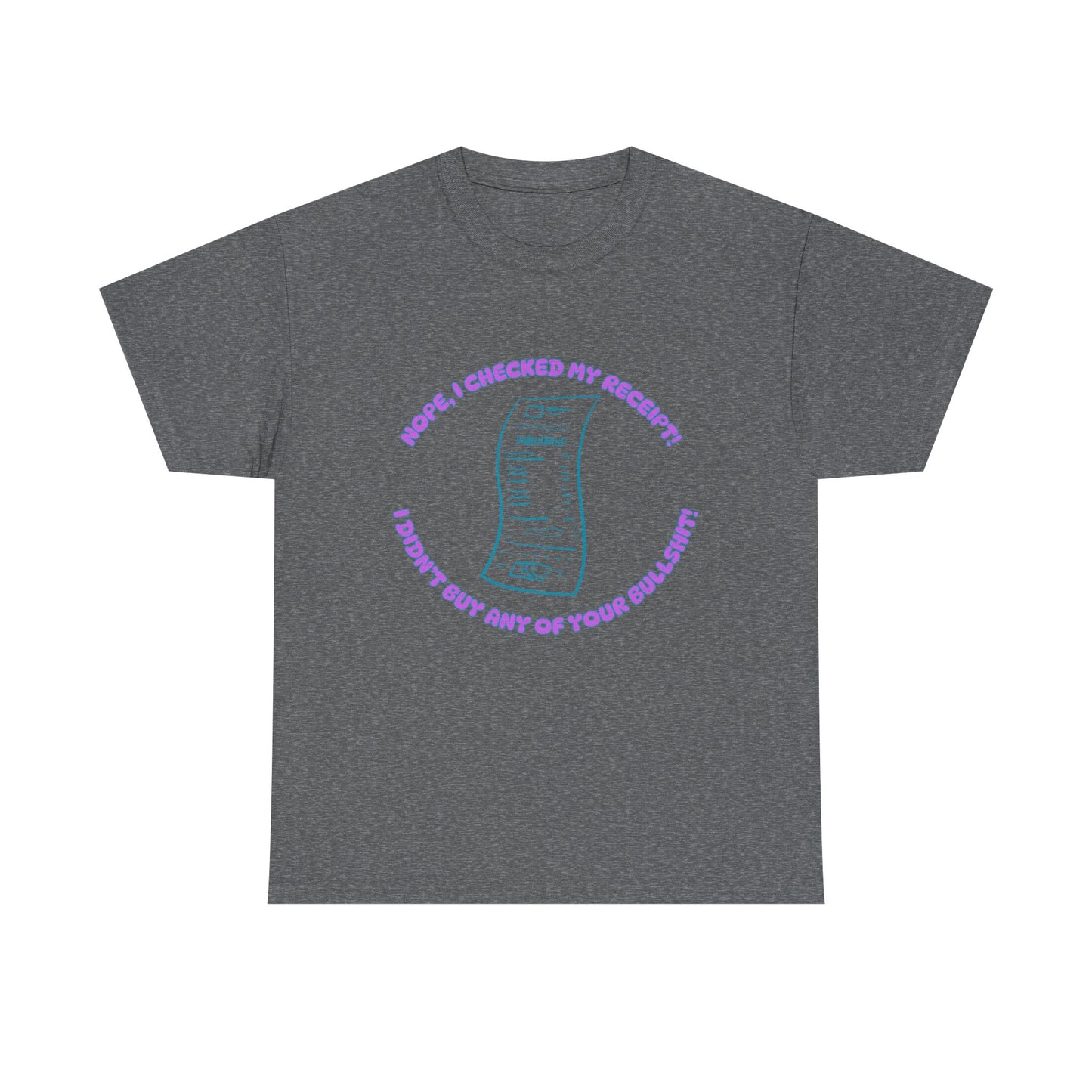 Receipt Pink - fun shirt for birthdays, christmas or any occasion.