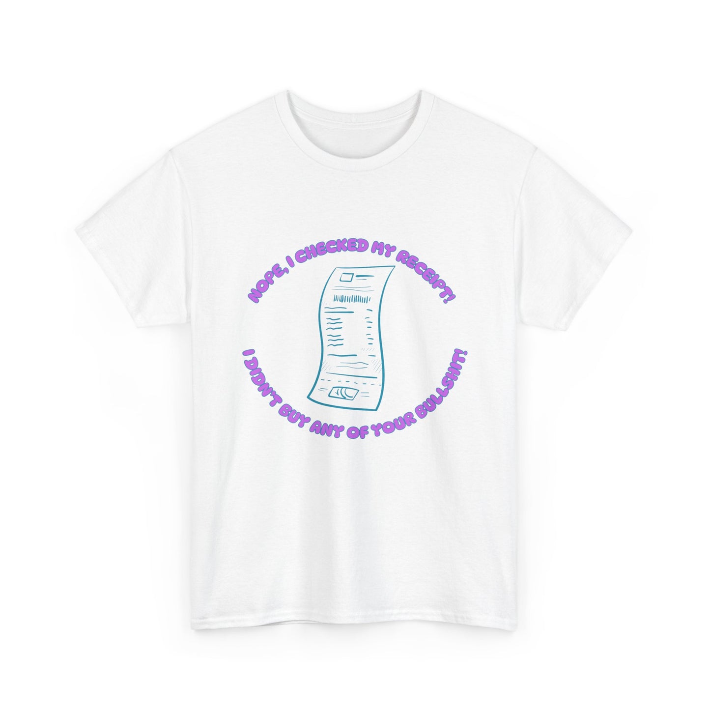 Receipt Pink - fun shirt for birthdays, christmas or any occasion.