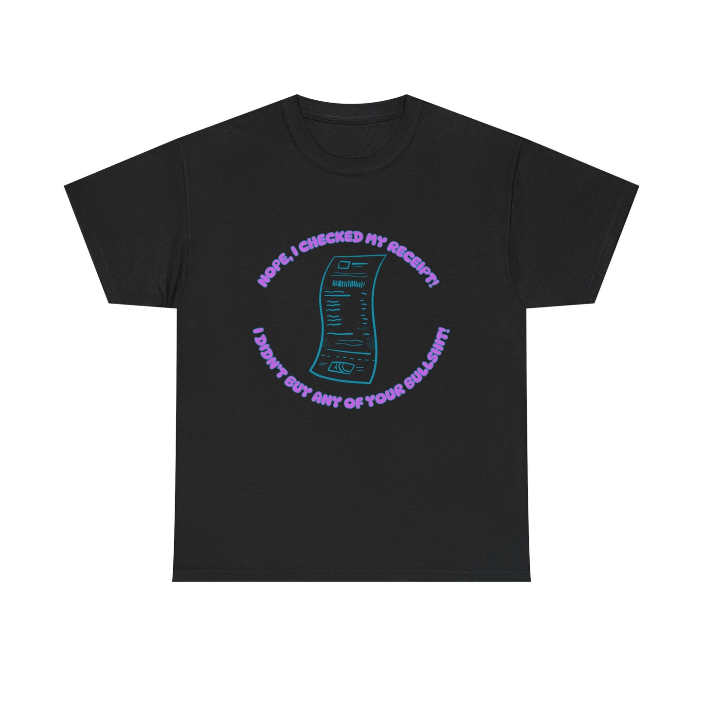 Receipt Pink - fun shirt for birthdays, christmas or any occasion.