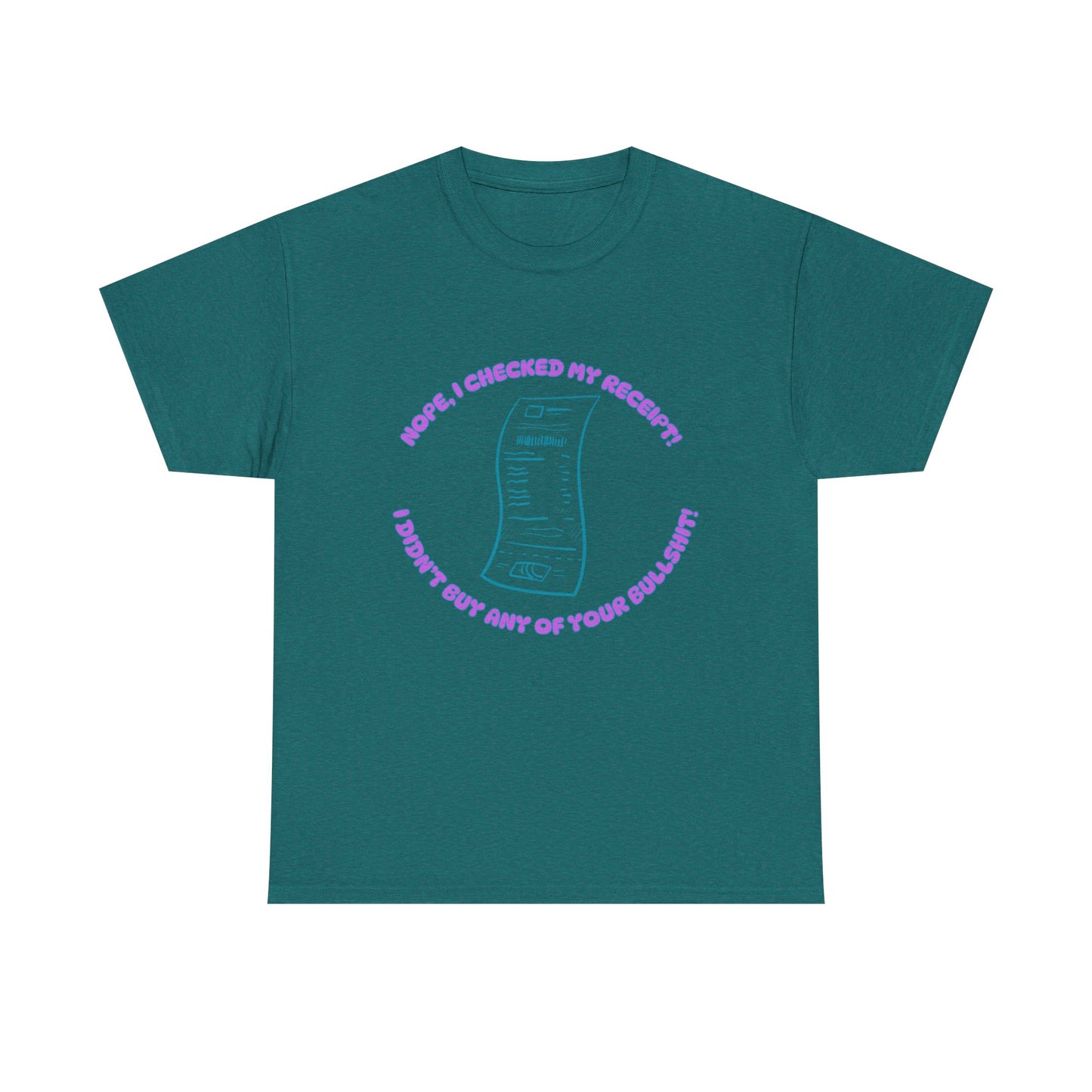 Receipt Pink - fun shirt for birthdays, christmas or any occasion.