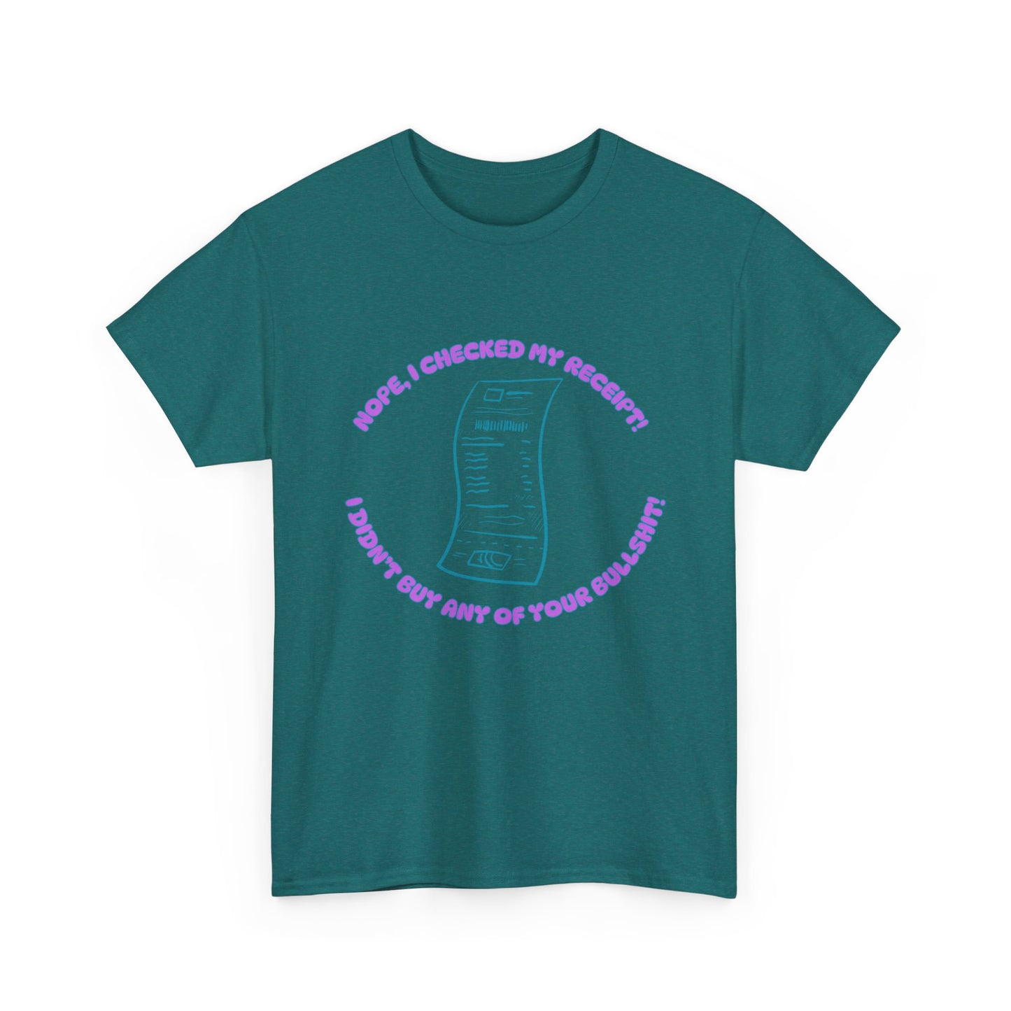 Receipt Pink - fun shirt for birthdays, christmas or any occasion.