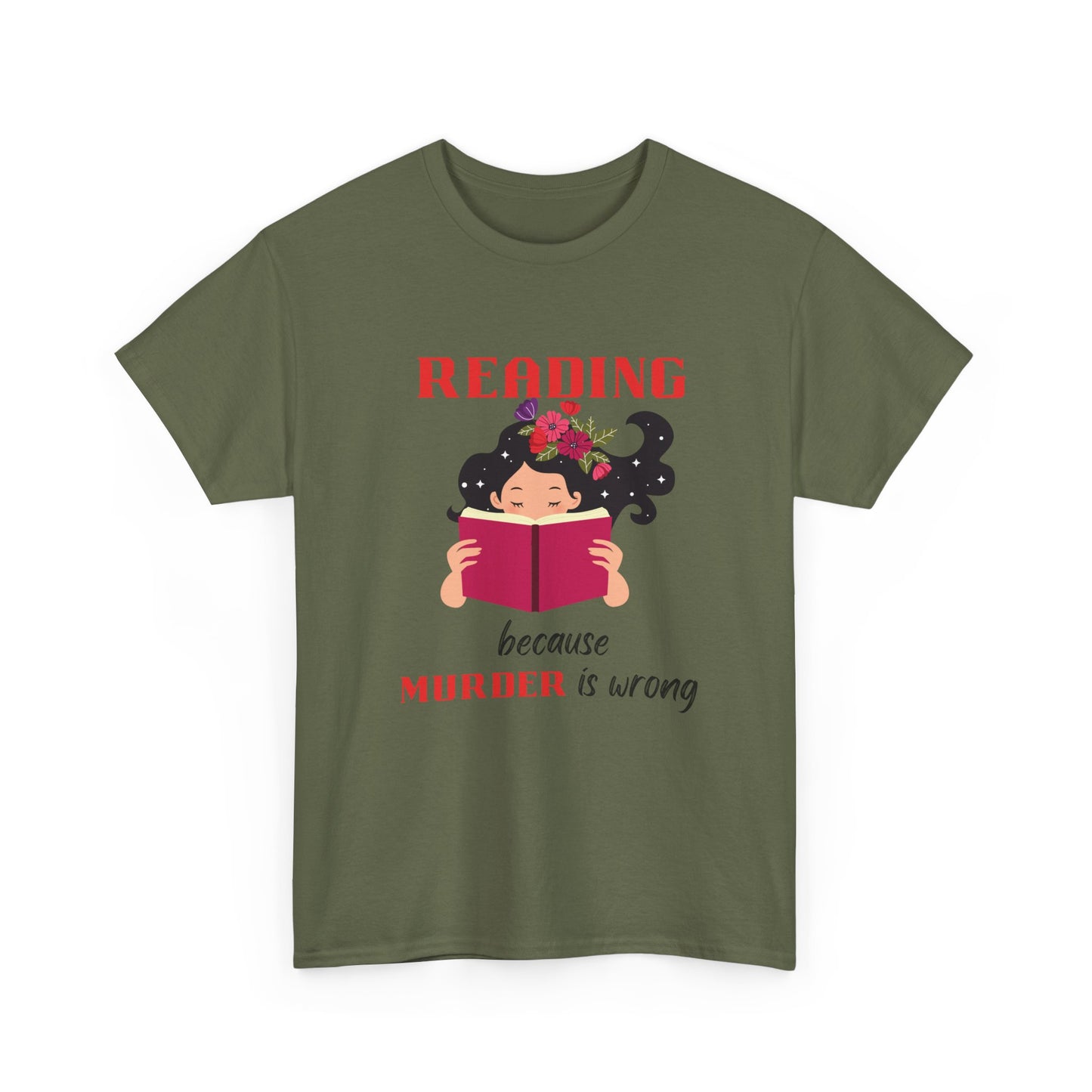 Reading Murder - fun shirt for birthdays, christmas or any occasion.