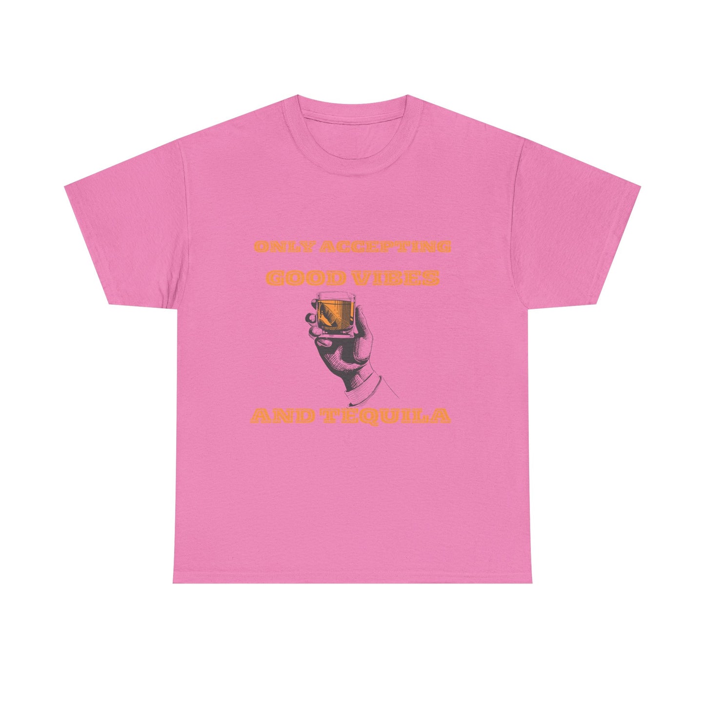 Good vibes and tequila - fun shirt for birthdays, christmas or any occasion.