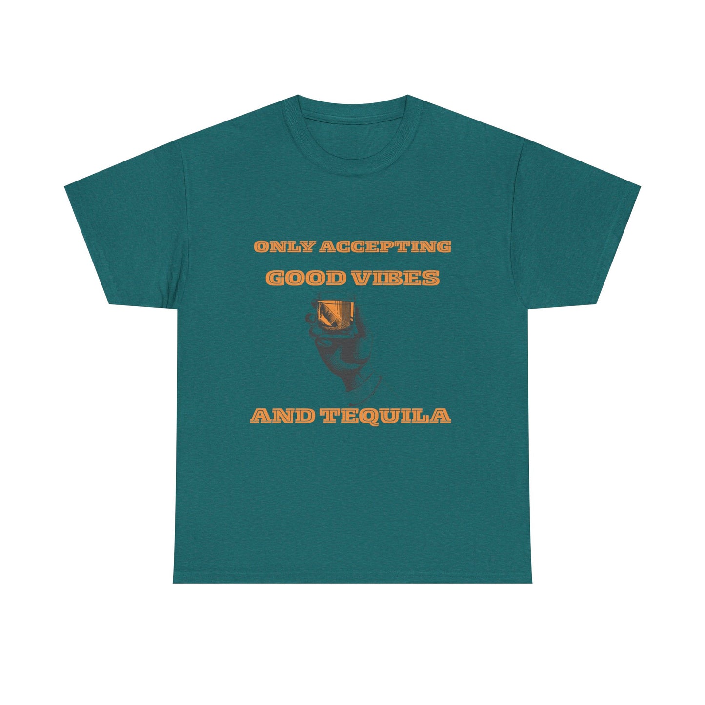 Good vibes and tequila - fun shirt for birthdays, christmas or any occasion.