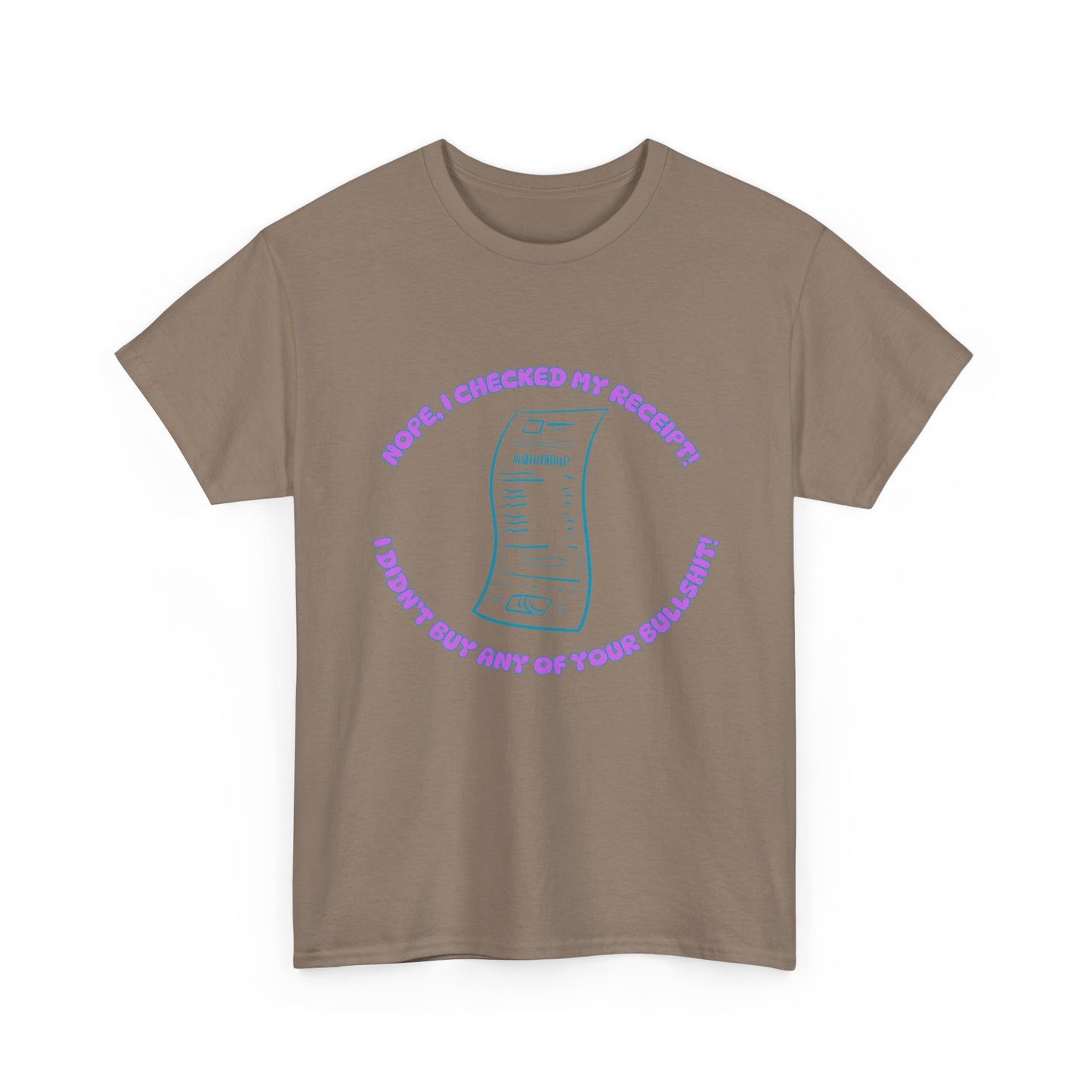 Receipt Pink - fun shirt for birthdays, christmas or any occasion.