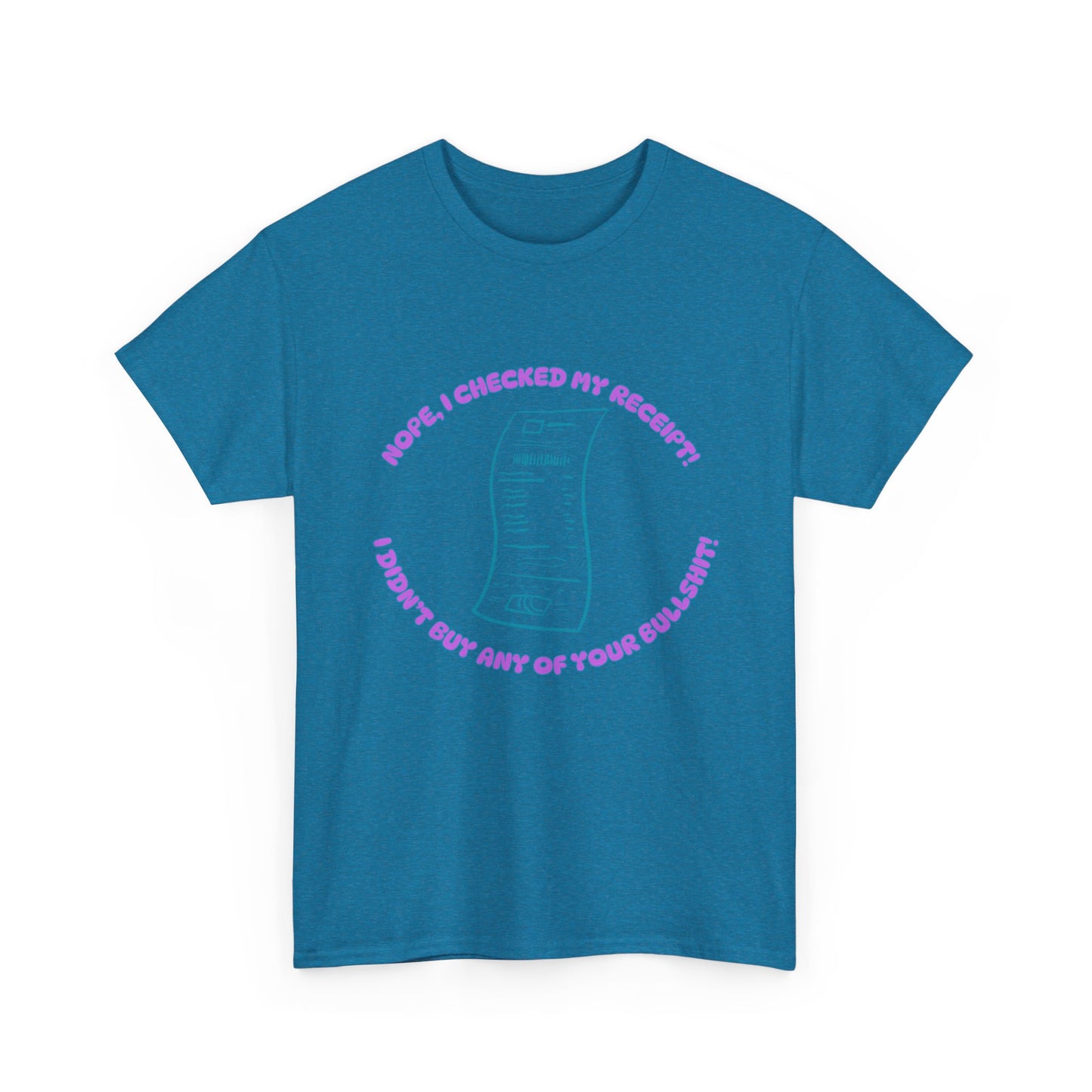 Receipt Pink - fun shirt for birthdays, christmas or any occasion.