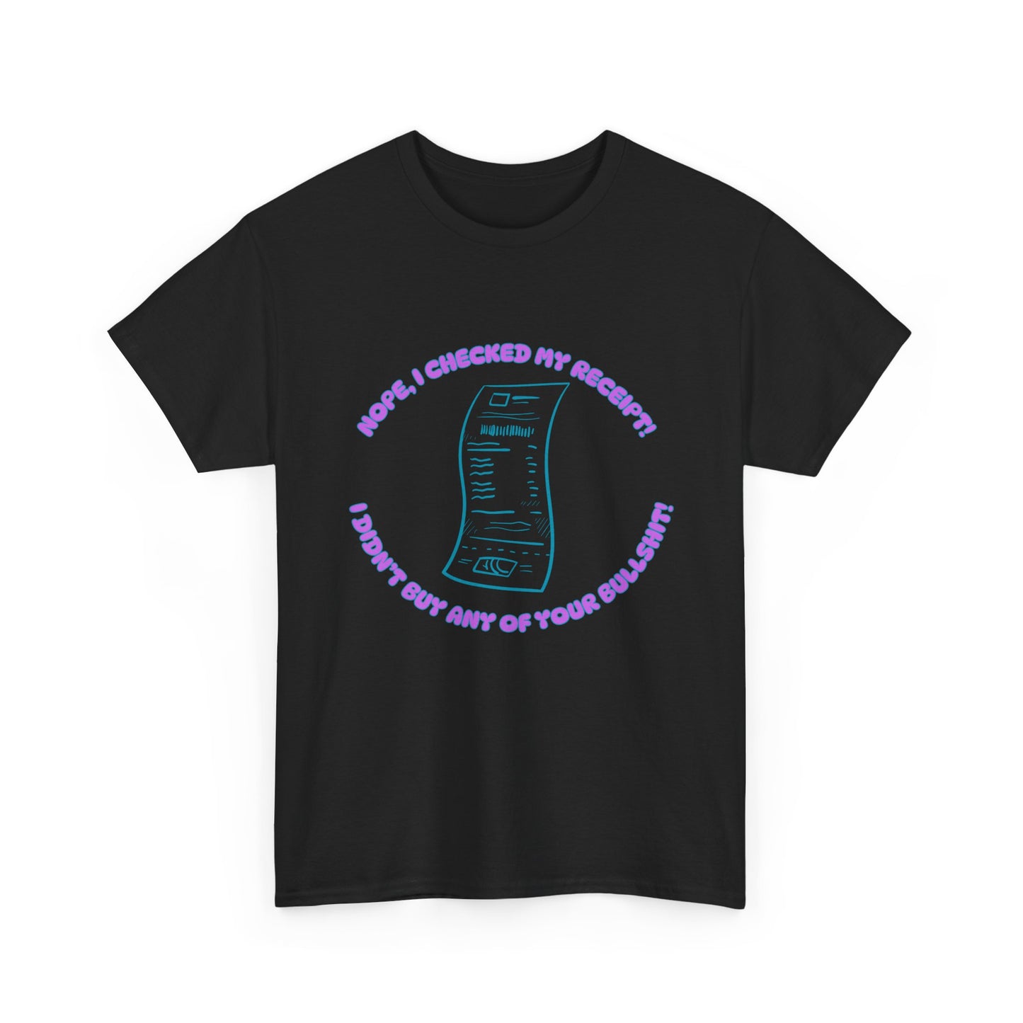 Receipt Pink - fun shirt for birthdays, christmas or any occasion.
