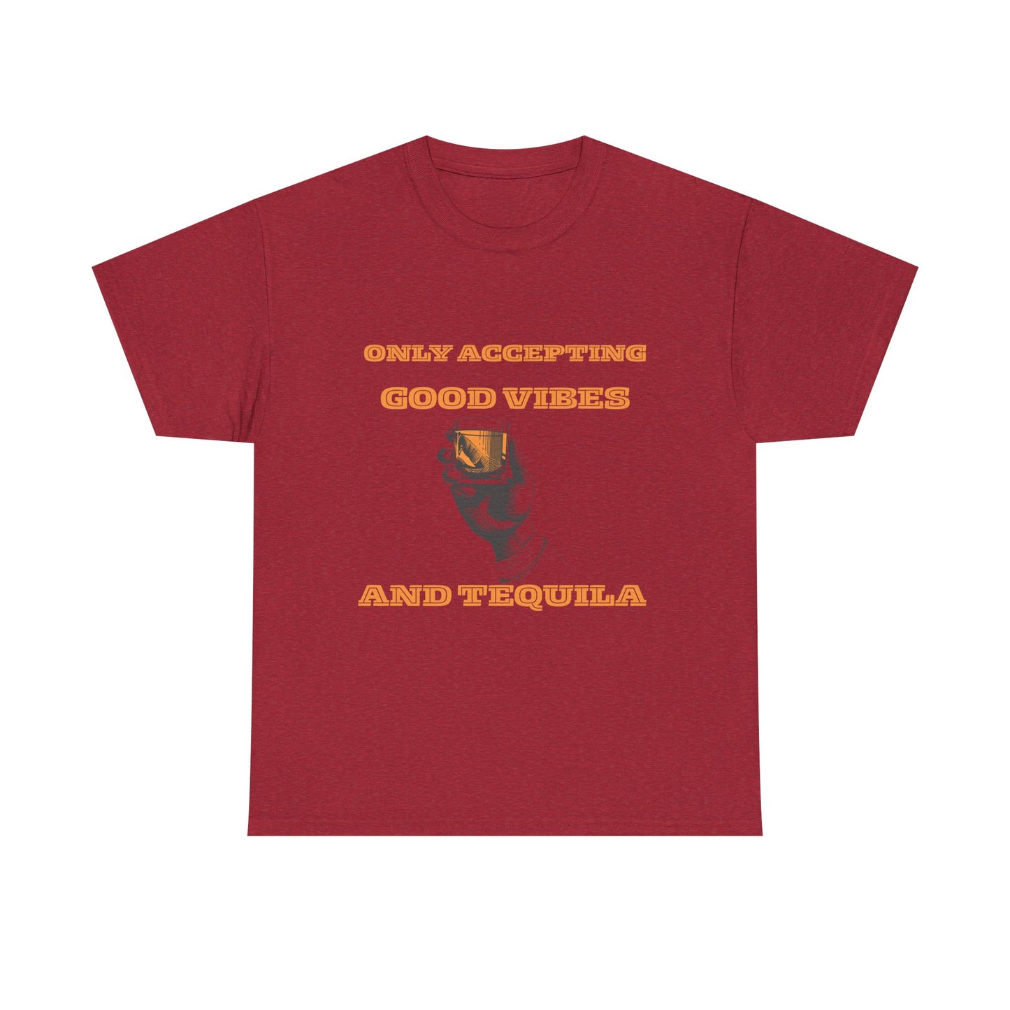 Good vibes and tequila - fun shirt for birthdays, christmas or any occasion.
