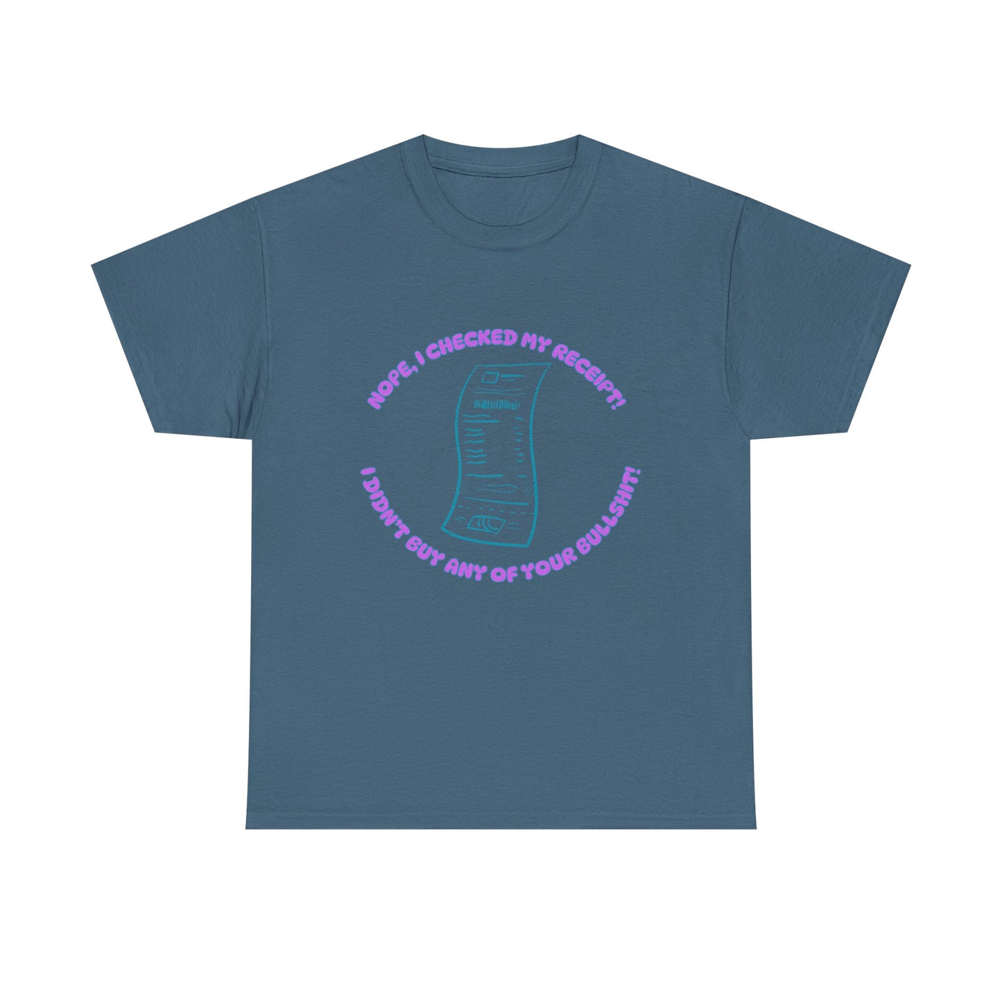 Receipt Pink - fun shirt for birthdays, christmas or any occasion.